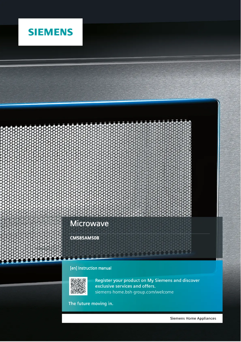 Page 1 de la notice Manuel utilisateur Siemens CM585AMS0B