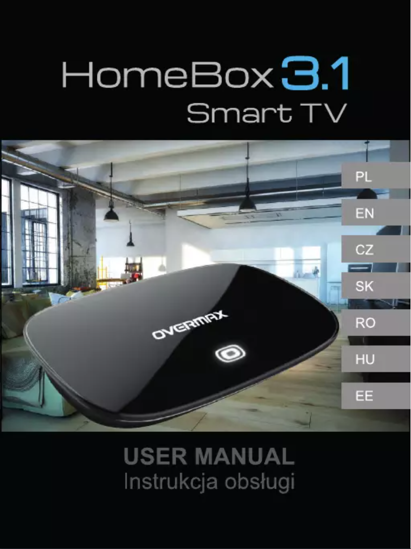Image de la première page du manuel de l'appareil HomeBox 3.1