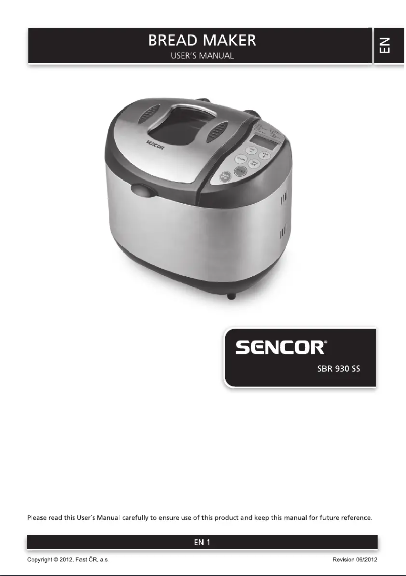 Página 1 del manual Manual de usuario Sencor SBR 930SS