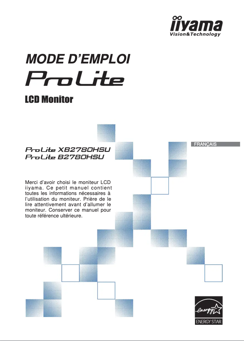 Página 1 del manual Manual de usuario Iiyama B2780HSU-W1