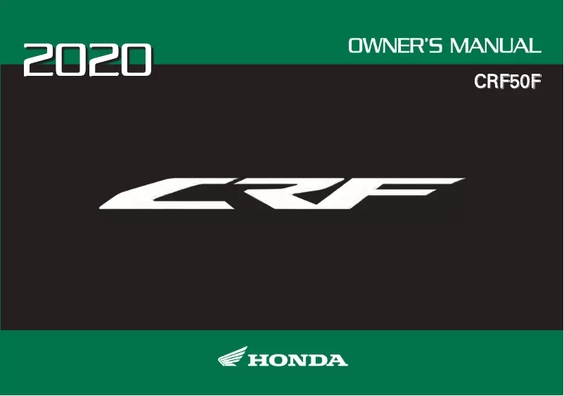 Imagen de la primera página del manual del dispositivo CRF50F (2020)