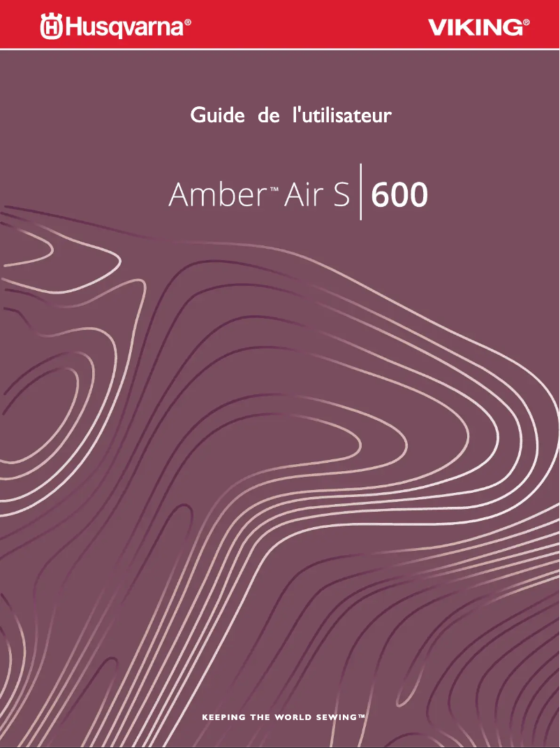 Page n°1 - Manuel utilisateur Husqvarna-Viking Amber Air S600