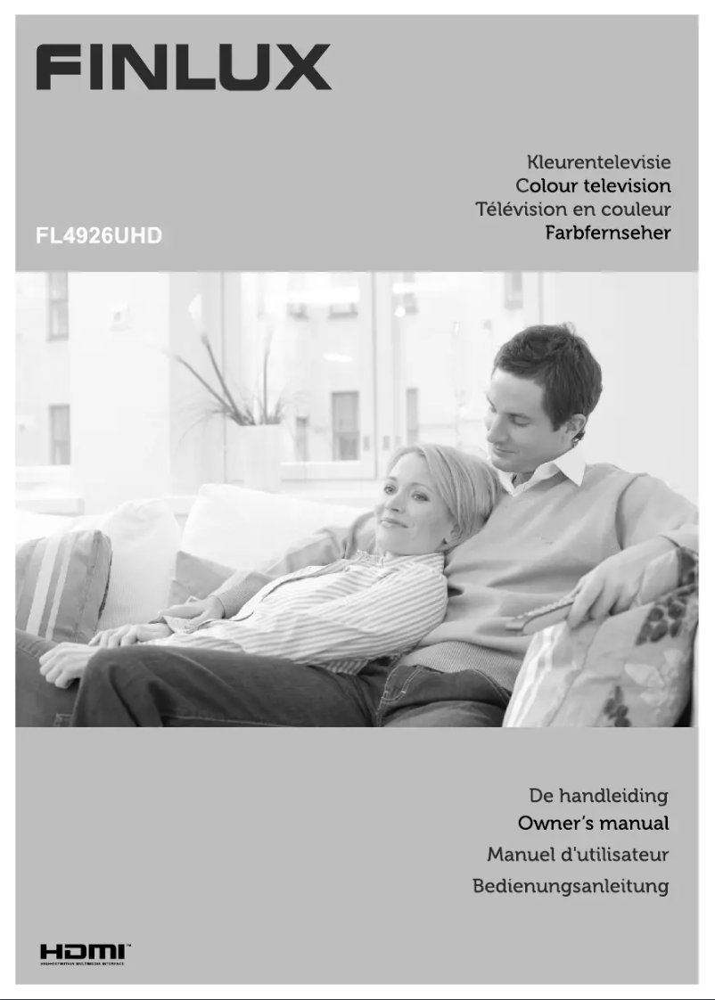 Page 1 de la notice Manuel utilisateur Finlux FL4926UHD