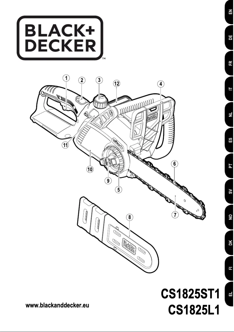 Image de la première page du manuel de l'appareil CS1825L1