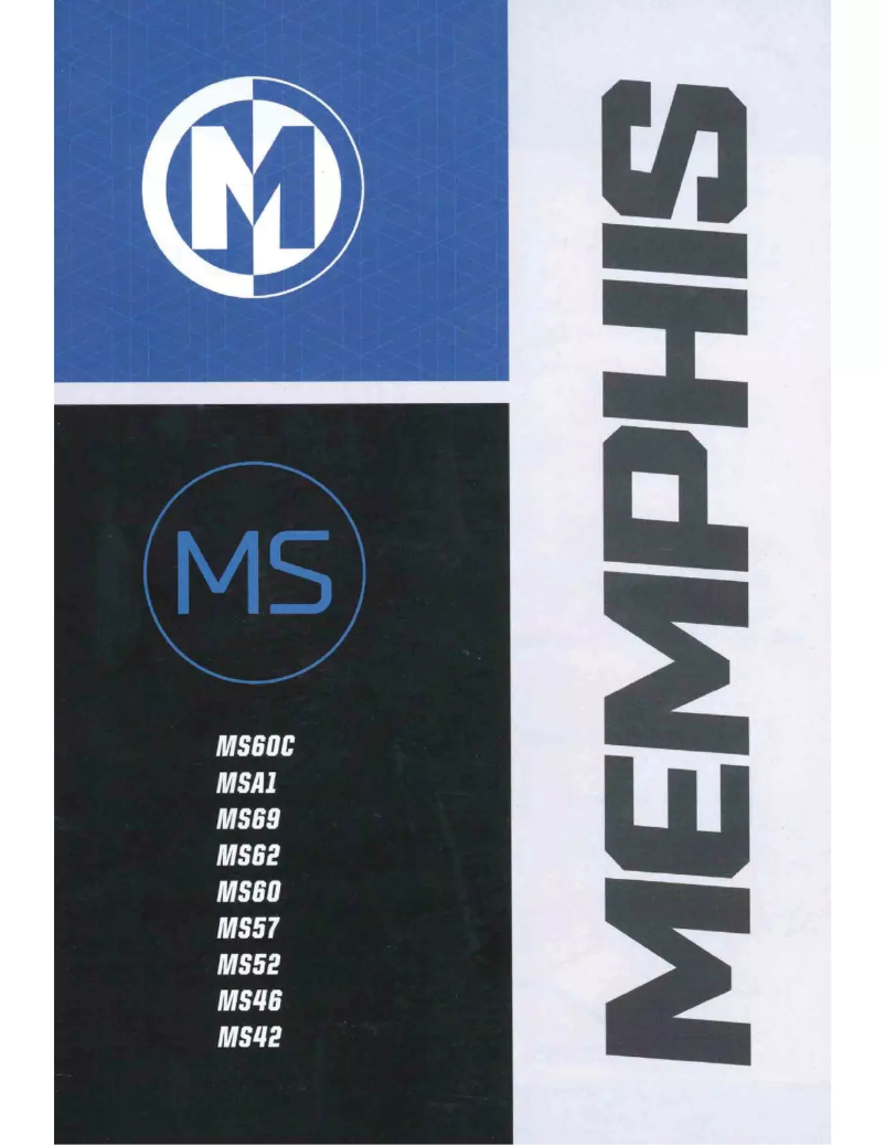 Page 1 de la notice Manuel utilisateur Memphis Audio MS57