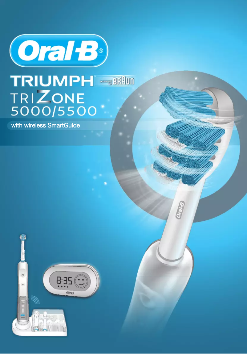 Page 1 de la notice Manuel utilisateur Oral-B Triumph TriZone 5500