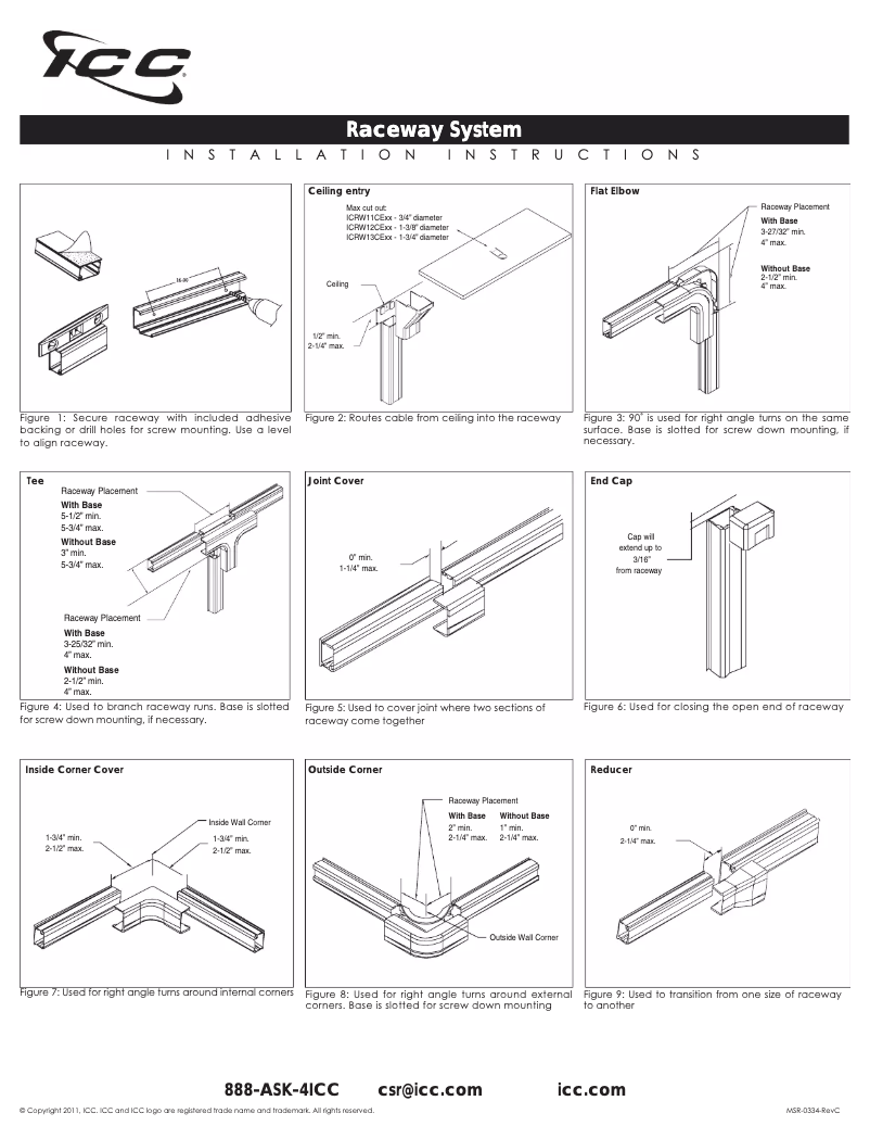 Page 1 de la notice Manuel utilisateur ICC ICRW12JCIV
