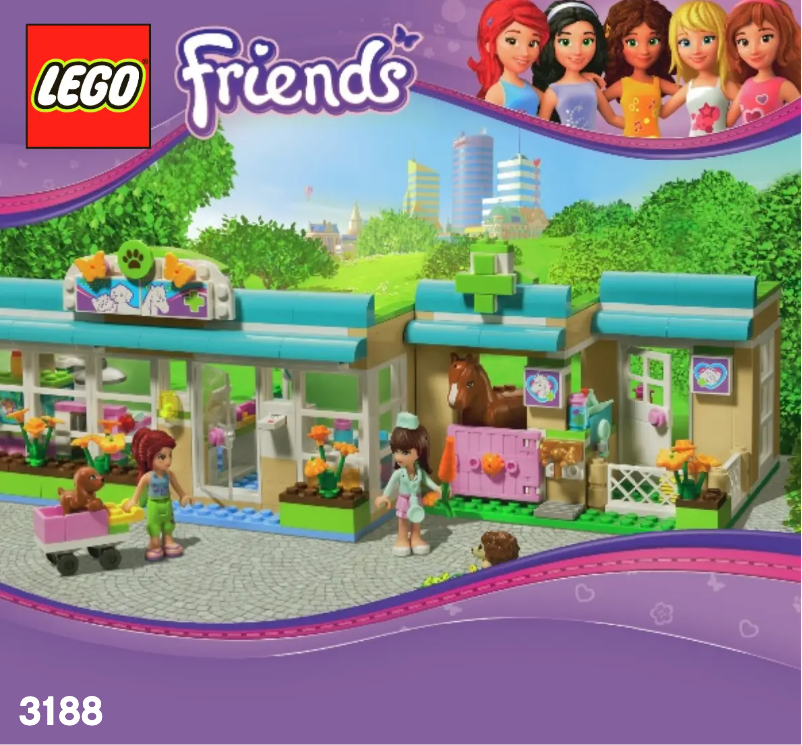 Page 1 de la notice Manuel utilisateur Lego Friends 3188