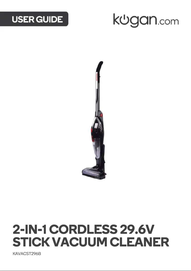 Page 1 de la notice Manuel utilisateur Kogan KAVACST296B
