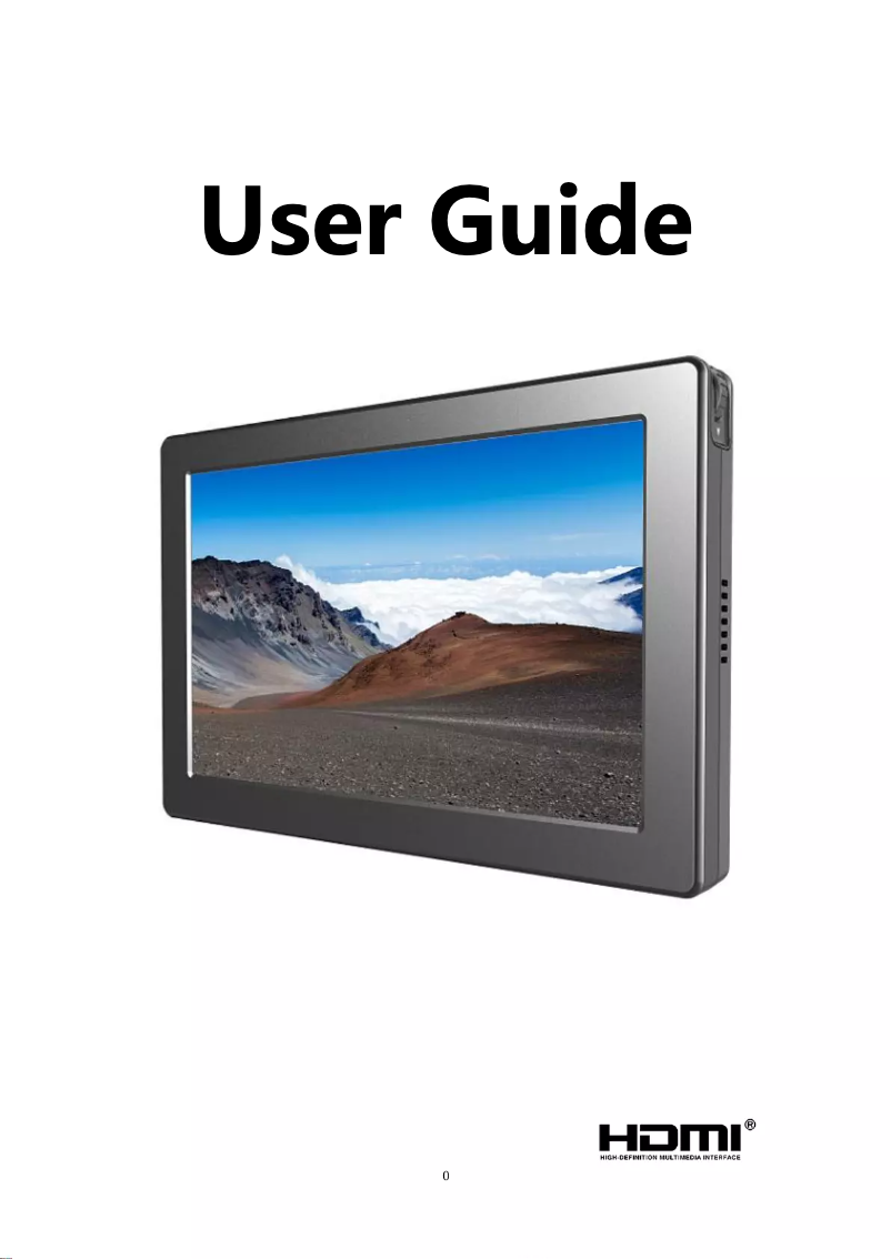 Page 1 de la notice Manuel utilisateur Lilliput A7