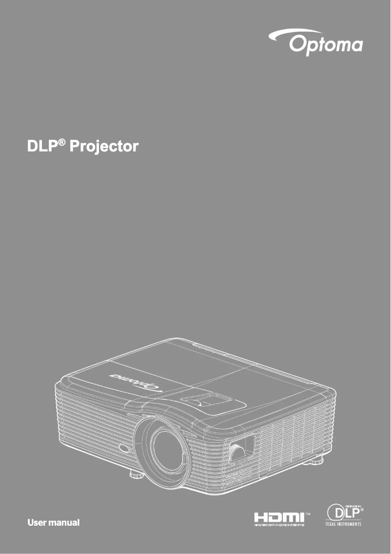 Page n°1 - Manuel utilisateur Optoma EH515ST