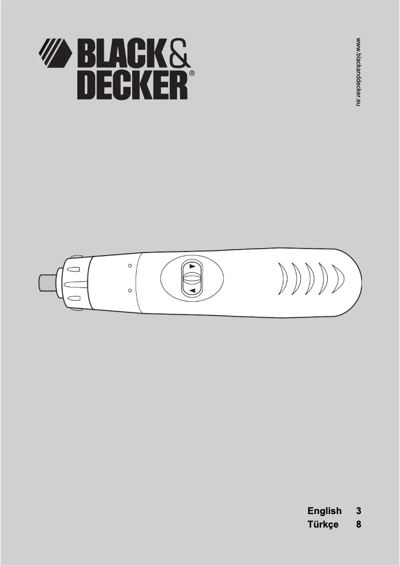 Page 1 de la notice Manuel utilisateur Black & Decker KC360H