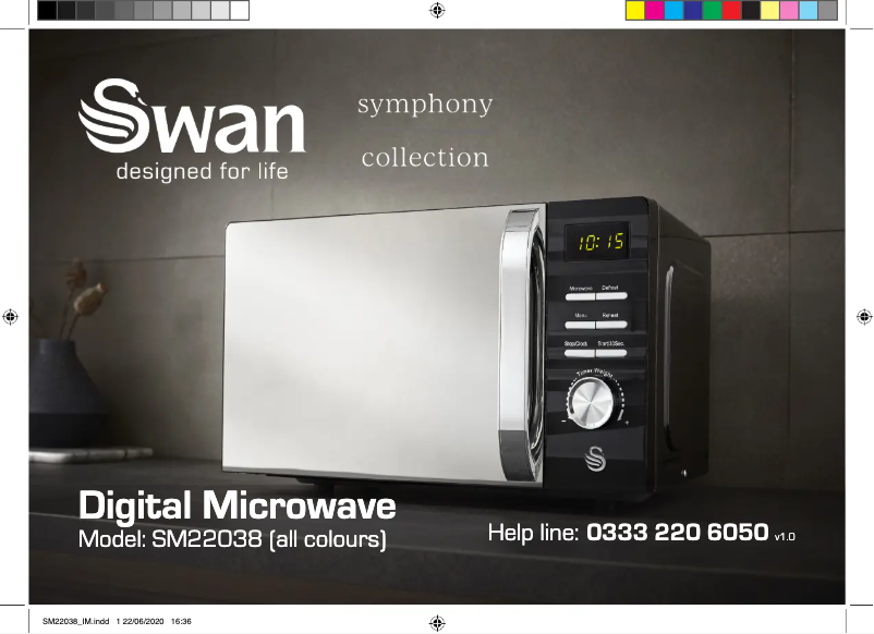 Page n°1 - Manuel utilisateur Swan SM22038BN