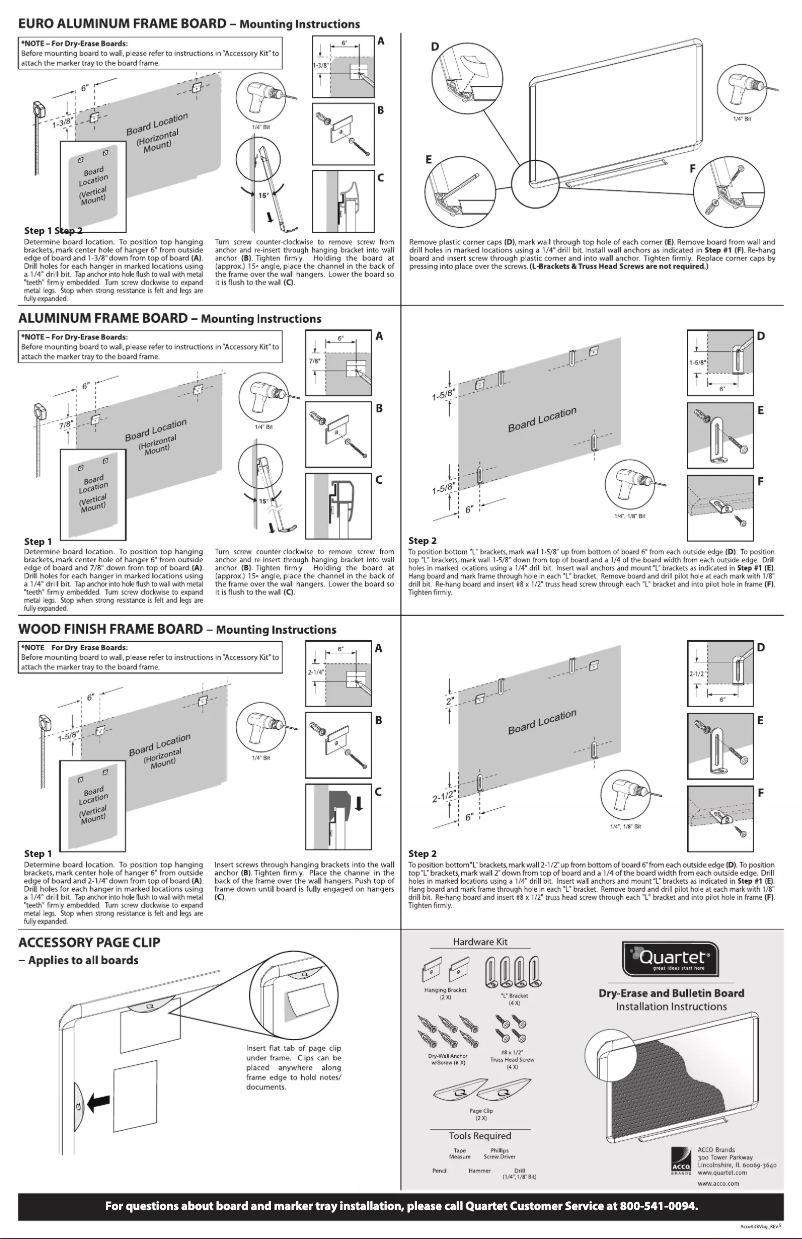 Page 1 de la notice Manuel utilisateur Quartet Classic S573