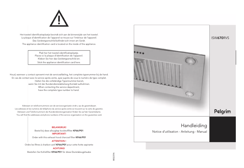 Image de la première page du manuel de l'appareil ISW 670