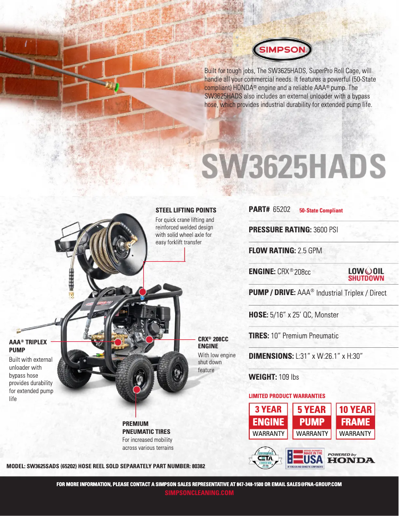 Image de la première page du manuel de l'appareil SuperPro SW3625SADS-S