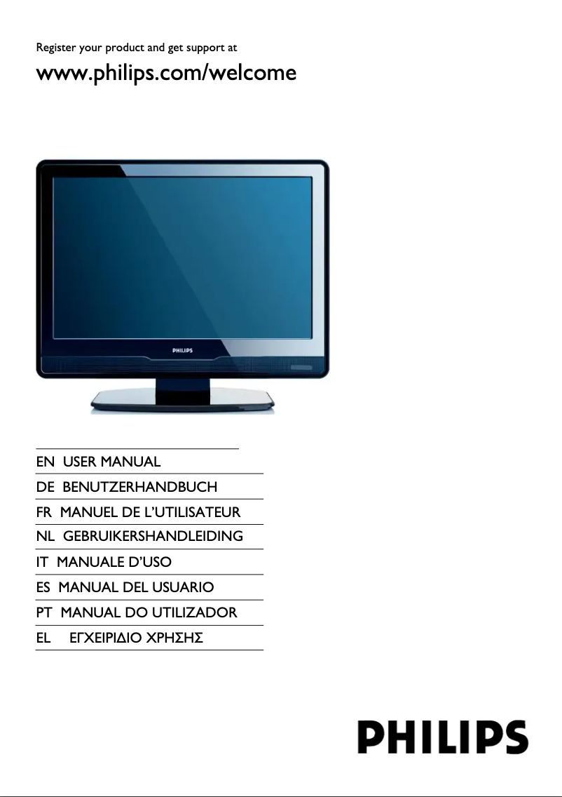 Imagen de la primera página del manual del dispositivo 26PFL3403