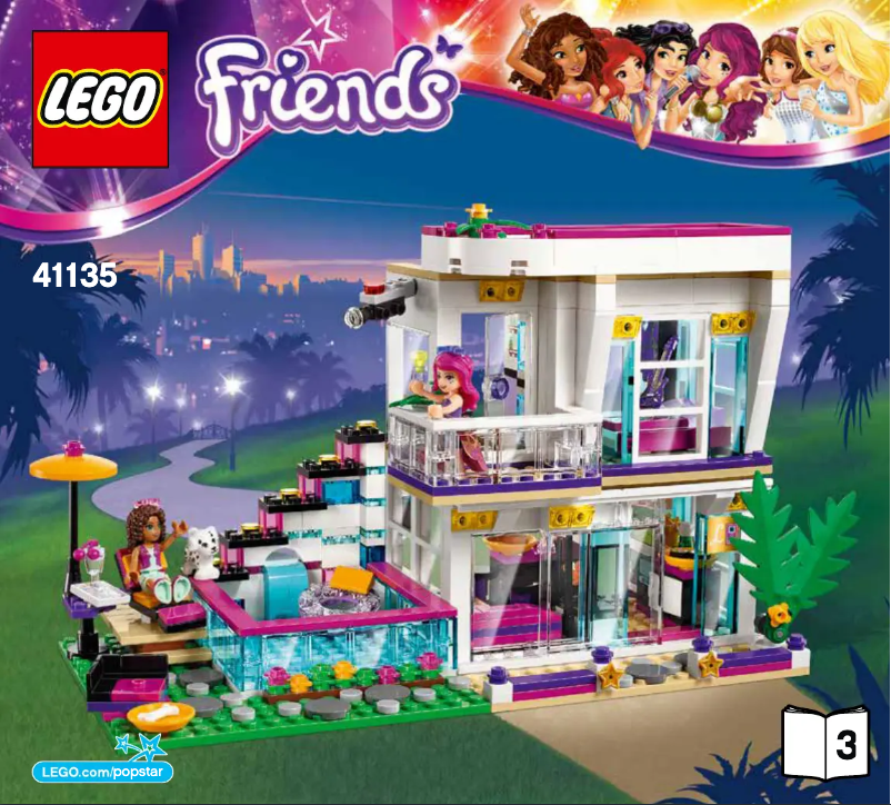 Page 1 de la notice Manuel utilisateur Lego Friends 41135
