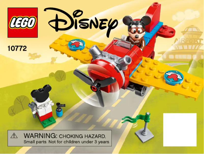 Page 1 de la notice Manuel utilisateur Lego Disney 10772