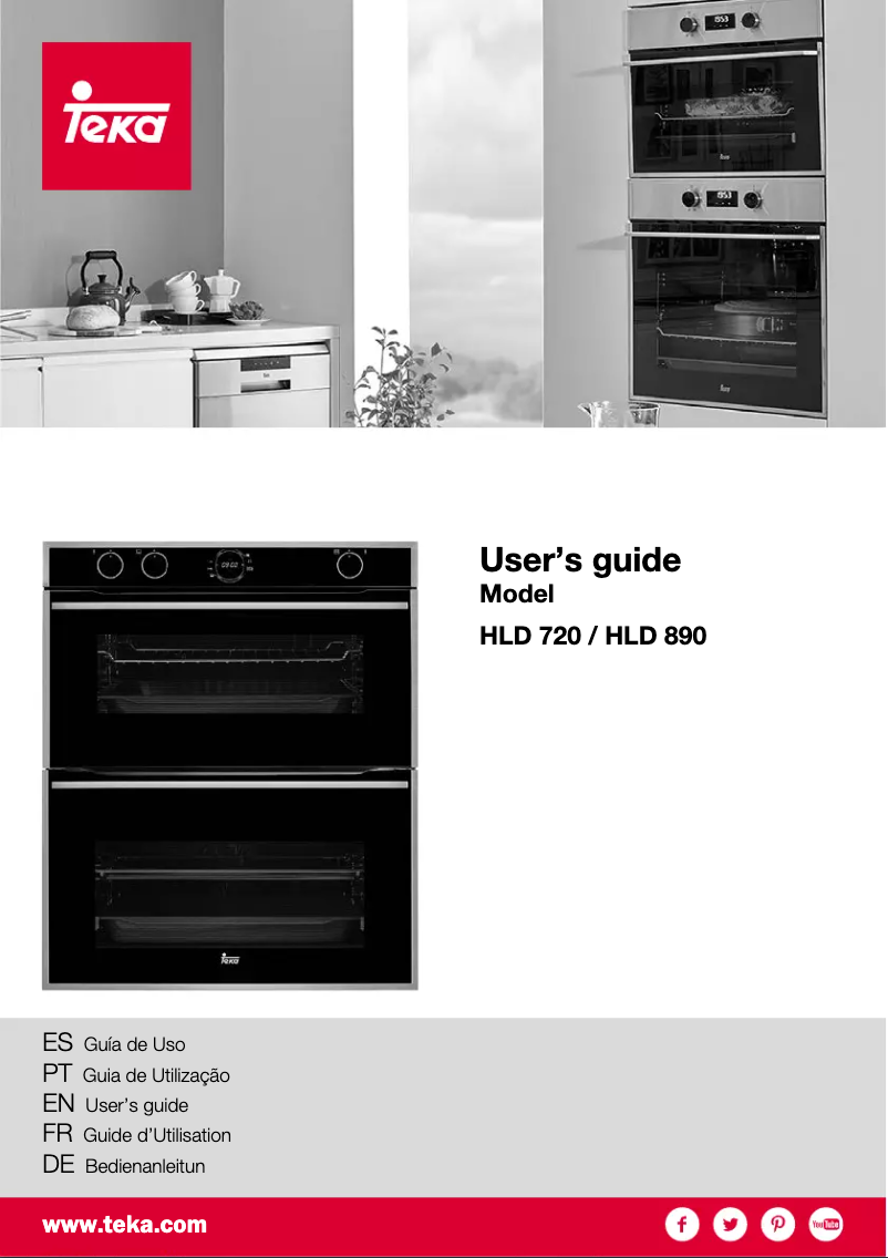 Page n°1 - Manuel utilisateur Teka HLD 720