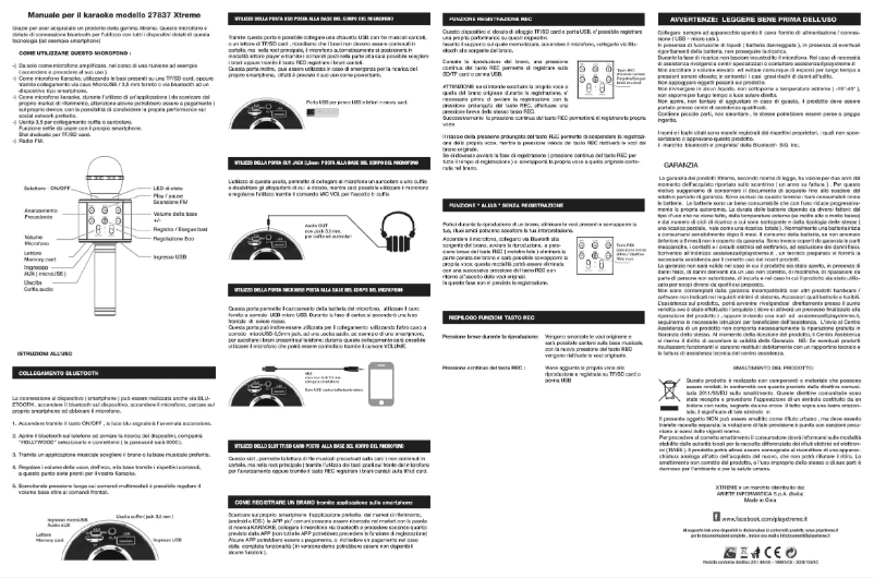 Page 1 de la notice Manuel utilisateur Xtreme Hollywood 27837K