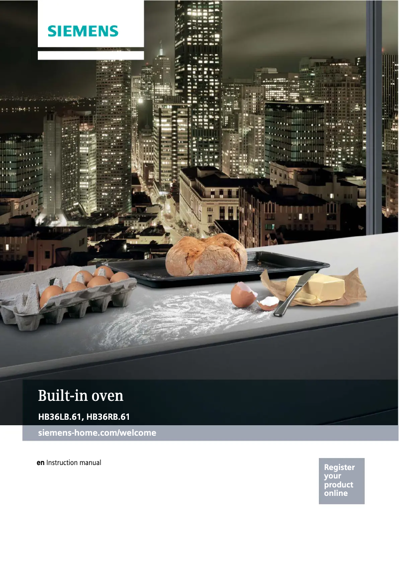 Page 1 de la notice Manuel utilisateur Siemens HB36LB561