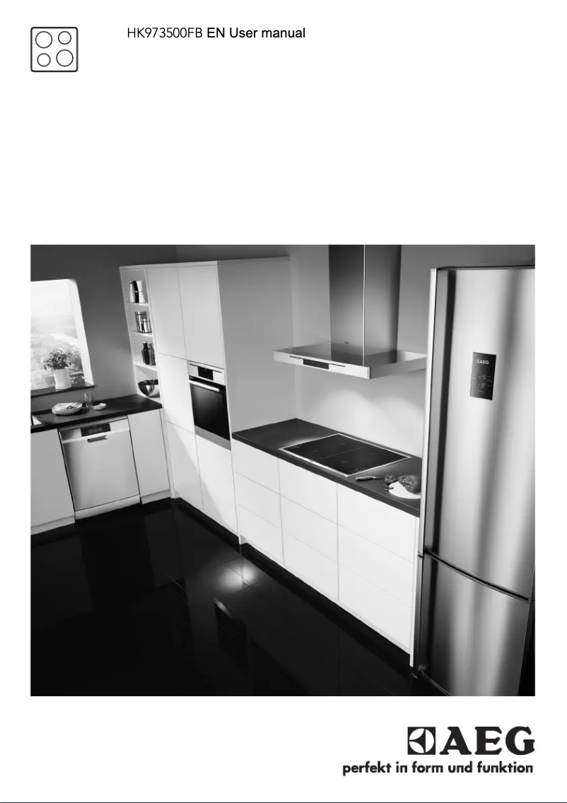 Page n°1 - Manuel utilisateur AEG HK973500FB