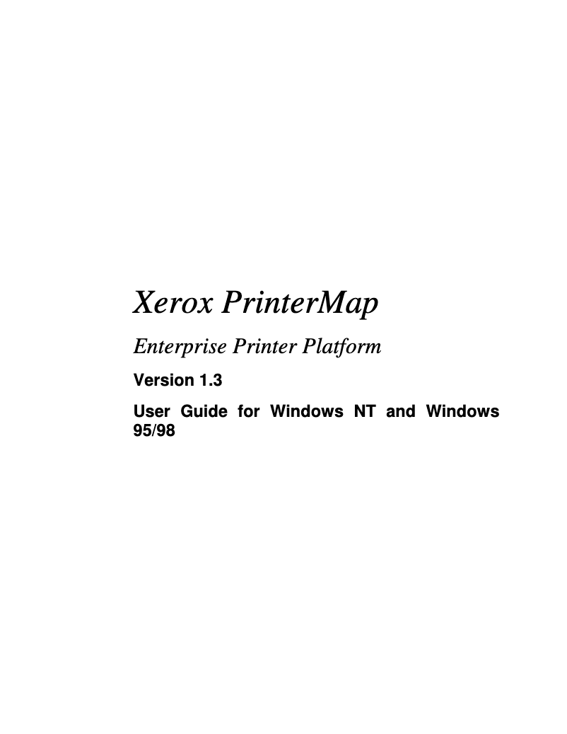 Page 1 de la notice Manuel utilisateur Xerox Document Centre 240 ST