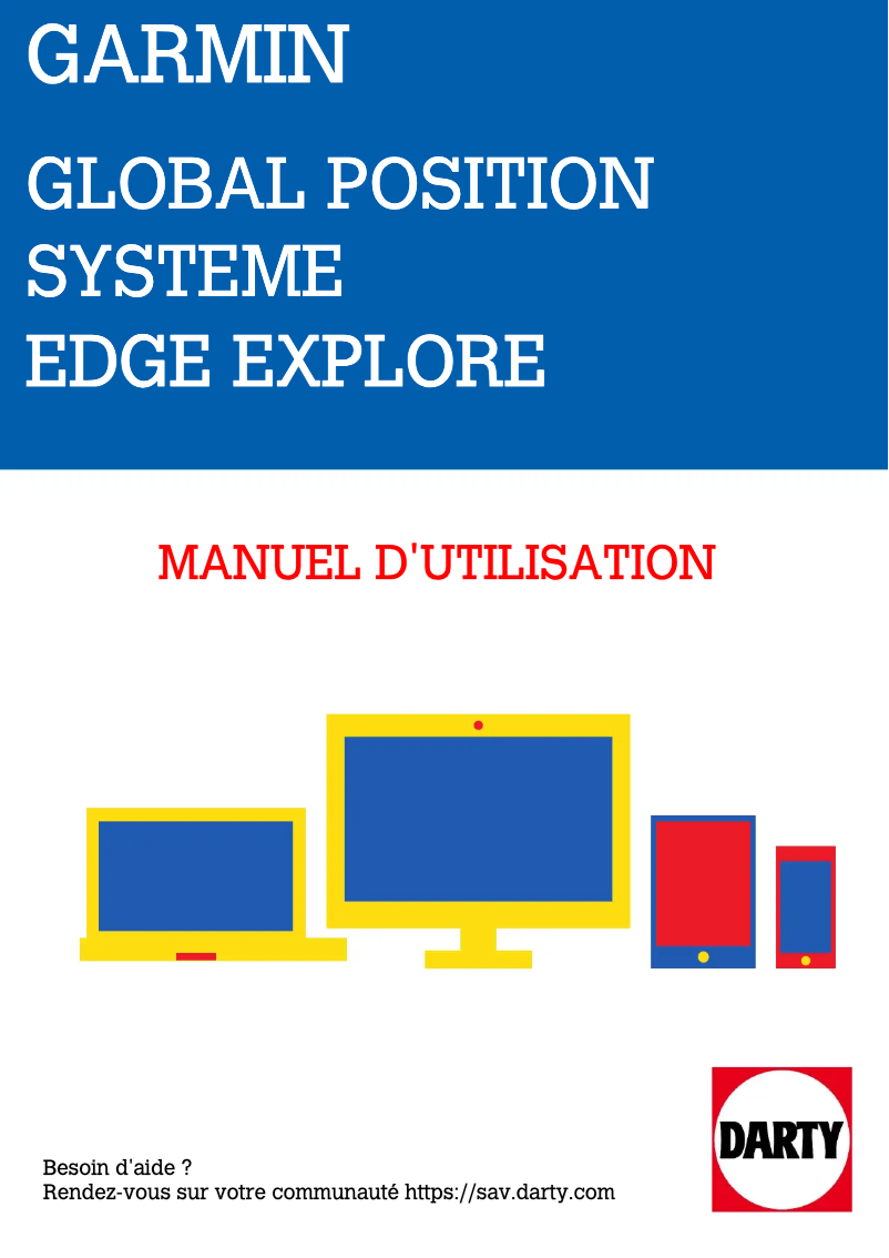 Page n°1 - Manuel utilisateur Garmin Edge Explore