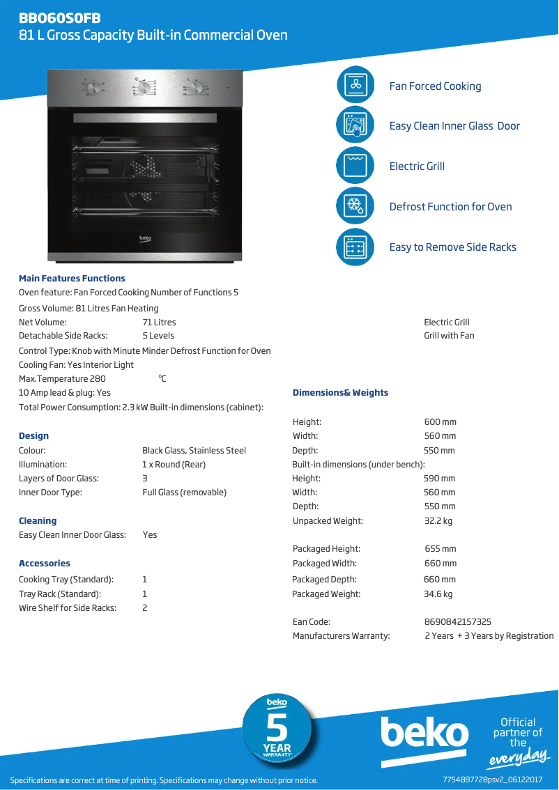 Image de la première page du manuel de l'appareil BBO60S0FB