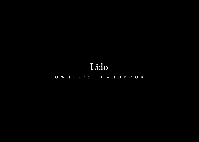 Page n°1 - Manuel utilisateur Christopher Ward W2 Lido
