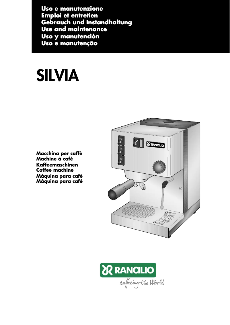 Page n°1 - Manuel utilisateur Rancilio Silvia