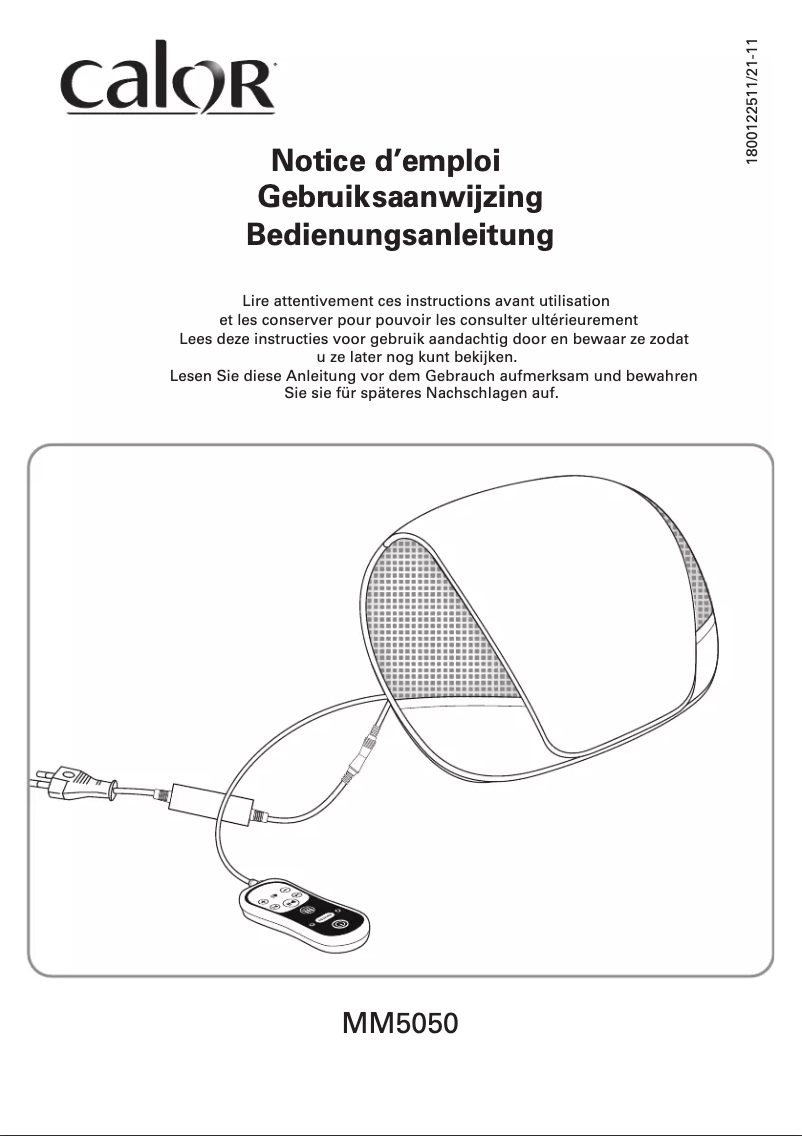 Image de la première page du manuel de l'appareil MM5050