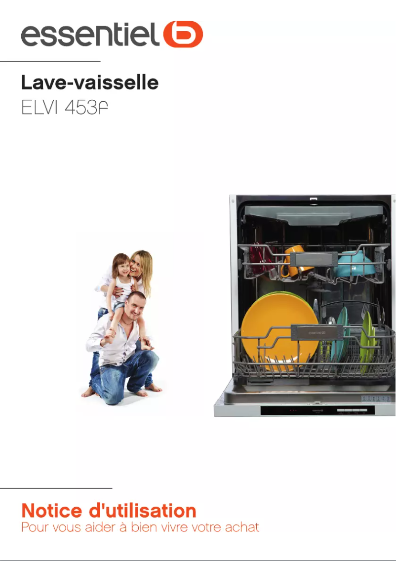 Page 1 de la notice Manuel utilisateur Essentiel B ELVI 453f