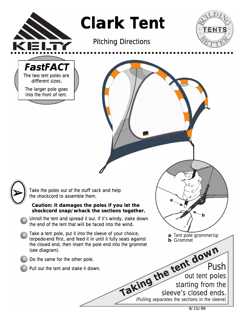 Página 1 del manual Manual de usuario Kelty Clark