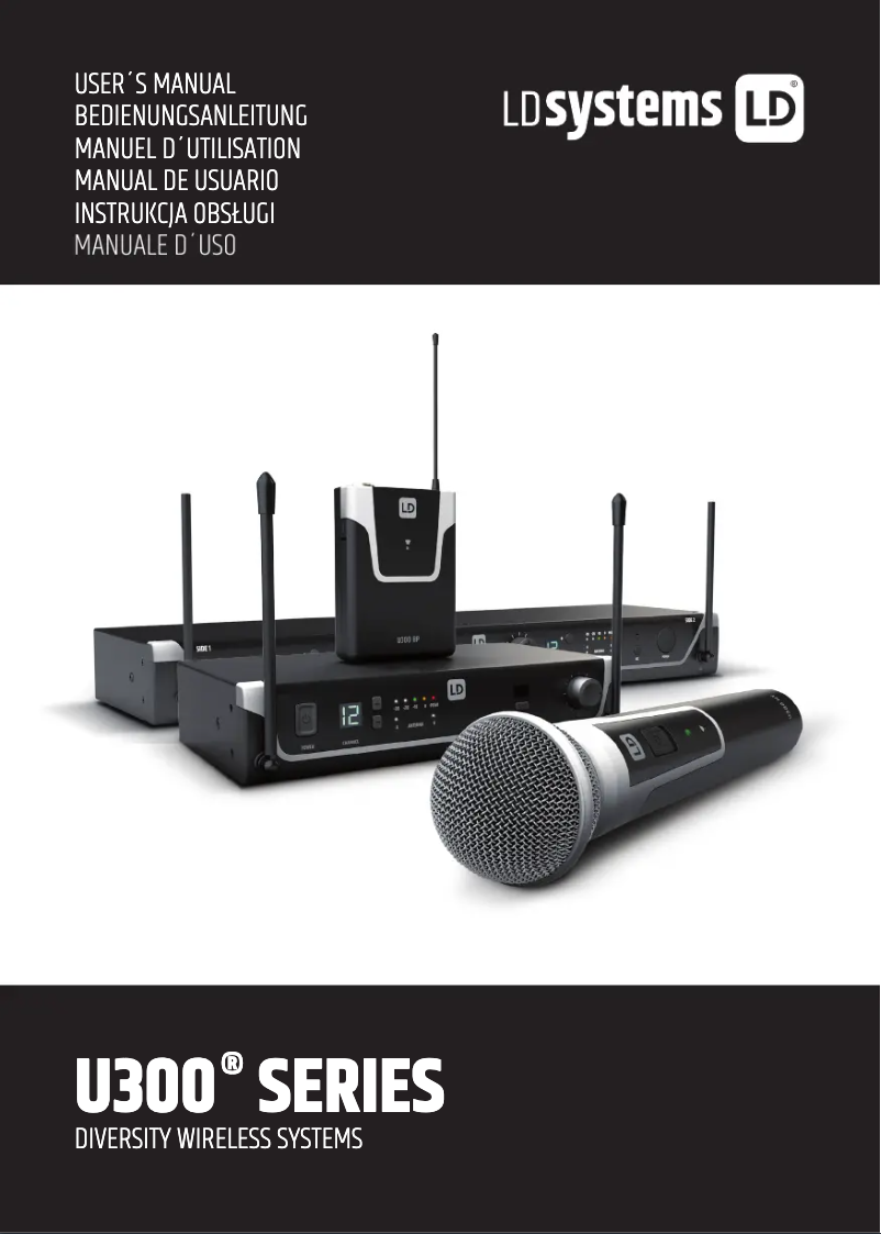 Page n°1 - Manuel utilisateur LD Systems U308 R2