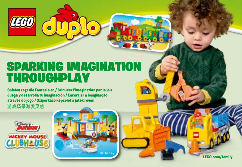 Page 1 de la notice Manuel utilisateur Lego Duplo 10828