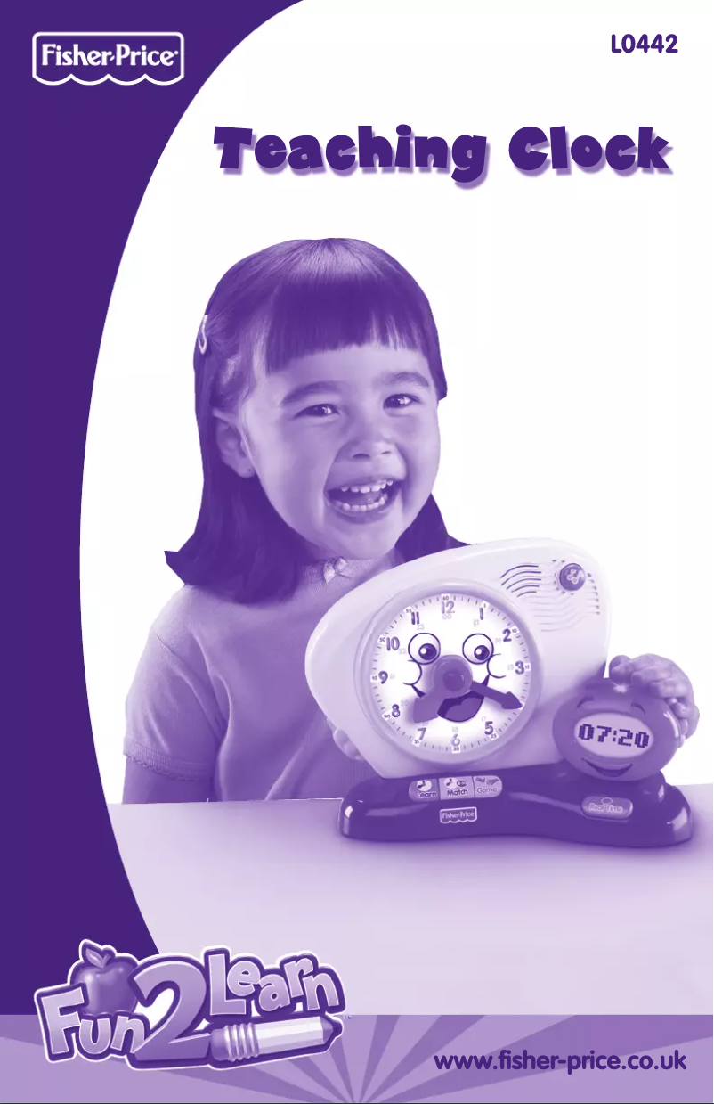 Page 1 de la notice Manuel utilisateur Fisher Price Teaching L0442