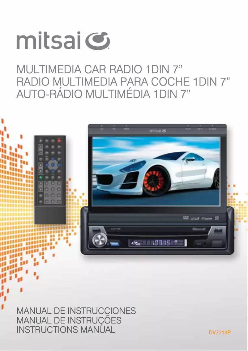 Page 1 de la notice Manuel utilisateur Mitsai DV7713P