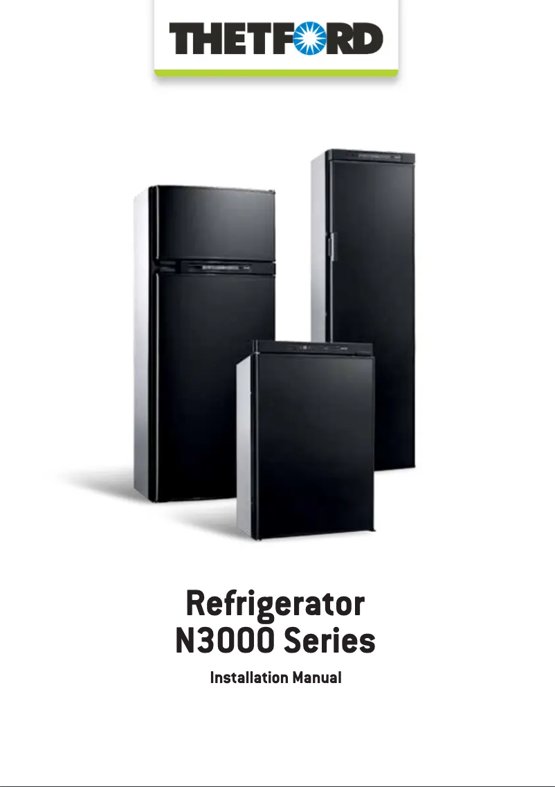 Page n°1 - Manuel utilisateur Thetford N3175E