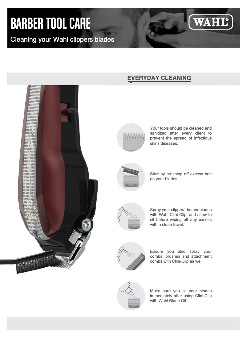 Page 1 de la notice Manuel utilisateur Wahl 8591