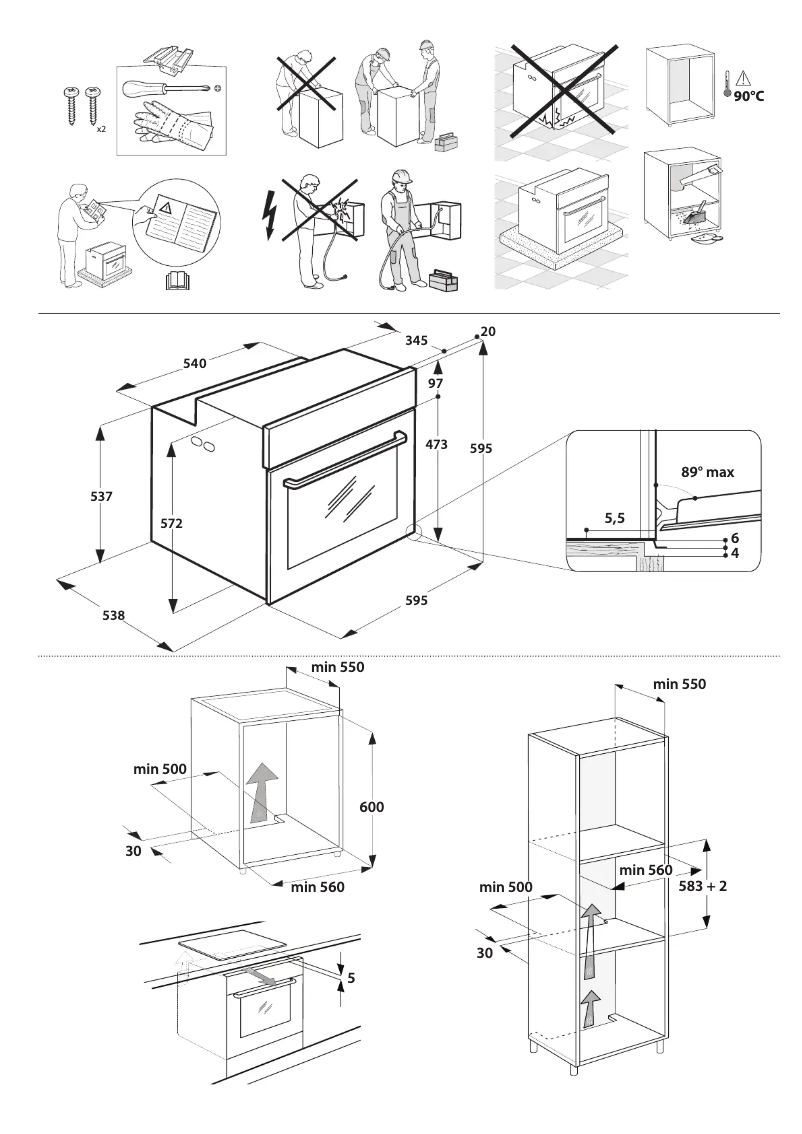 Page 1 de la notice Instructions de sécurité Whirlpool AKZ9 6220 IX