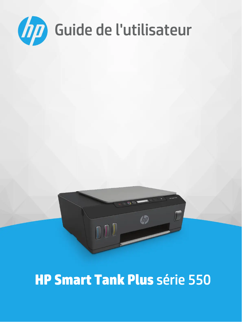 Page 1 de la notice Manuel utilisateur HP Smart Tank Plus 559