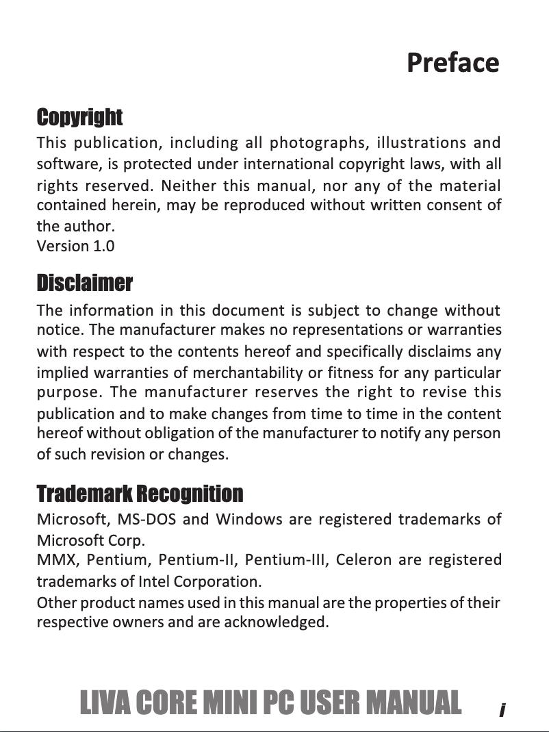 Page 1 de la notice Manuel utilisateur ECS BDWY-MINI