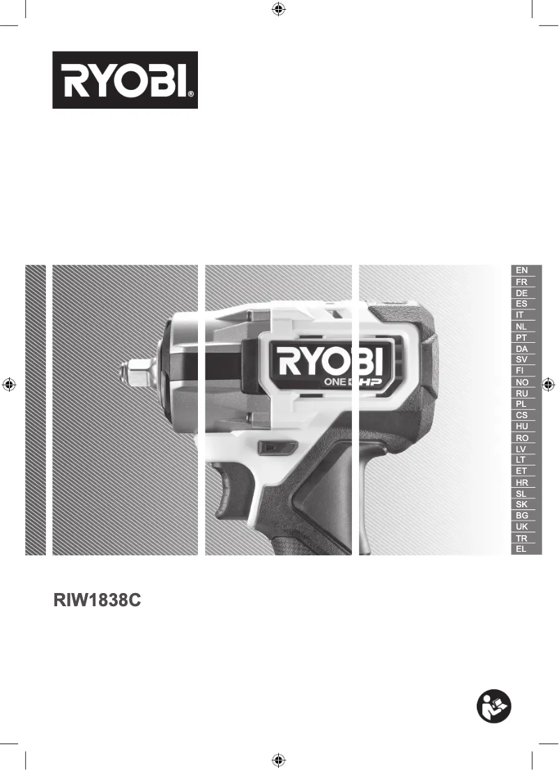 Page 1 de la notice Manuel utilisateur RYOBI One+ RIW1838C