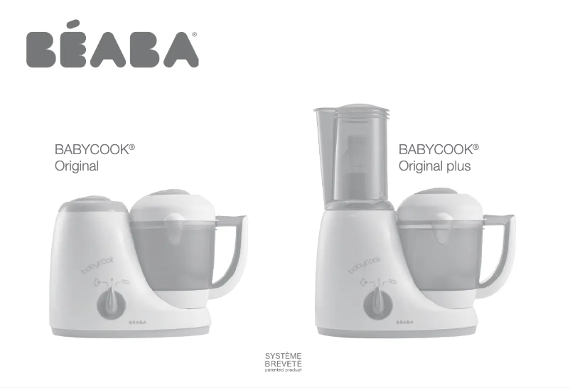 Page n°1 - Manuel utilisateur Beaba Babycook Original