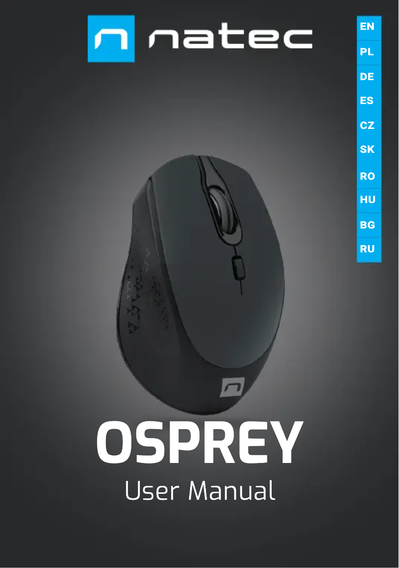 Image de la première page du manuel de l'appareil Osprey