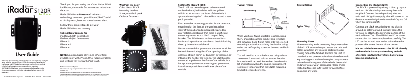Página 1 del manual Manual de usuario Cobra iRadar S120R