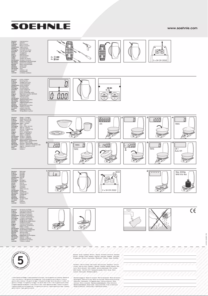 Image de la première page du manuel de l'appareil Silvretta 65077 1