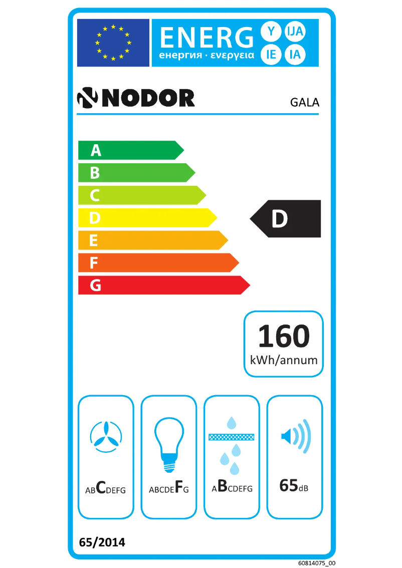 Page 1 de la notice Manuel utilisateur Nodor Gala